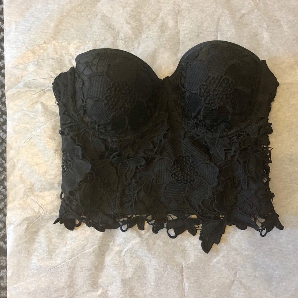 Black corset top